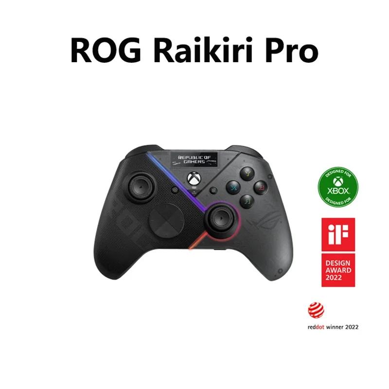 ASUS ROG Raikiri Pro PC  Ʈѷ, OLED ÷, 4  ĸ ư,   Ʈ, ESS DAC, USB-C, 2.4GHz, 